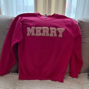 Holiday (Merry) Pink Sweatshirt